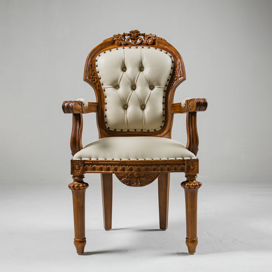 Teak Wood Accent Chair